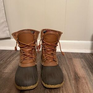 LL Bean Duck Boots thinsulate/ goretex lined size 7.5